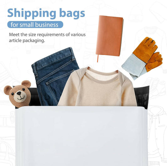 White Poly Mailers 10x13 in