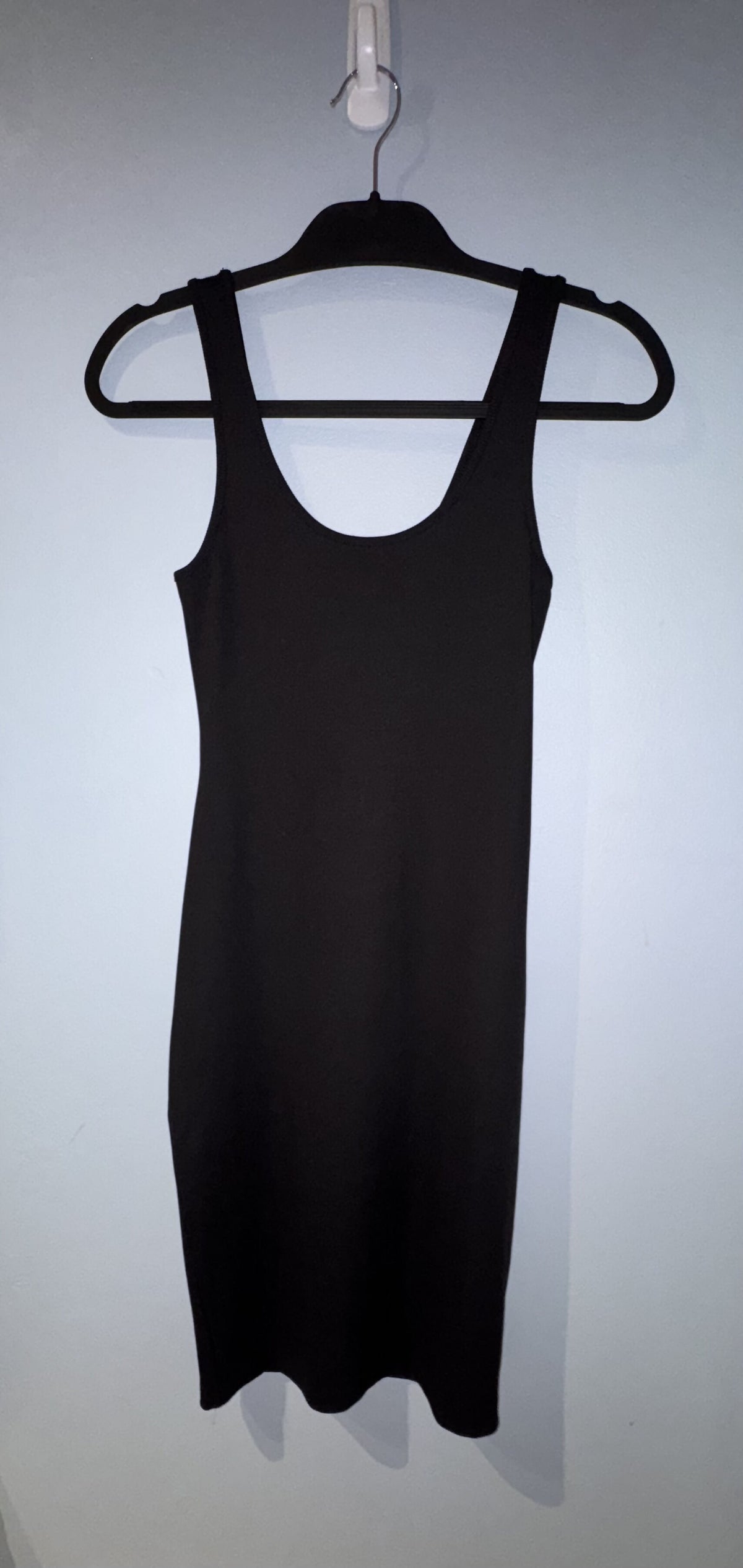 Black Ribbed Dress