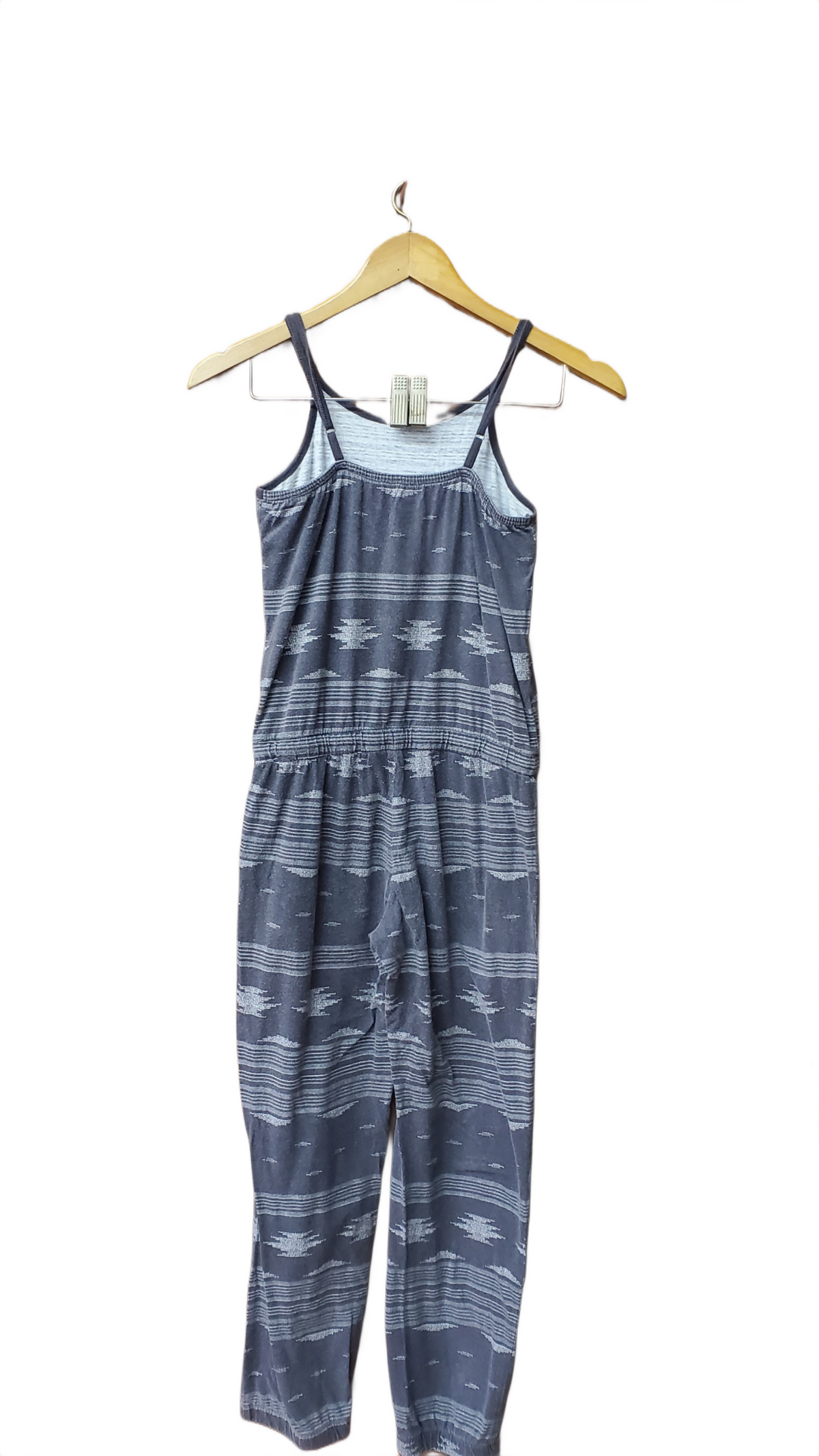 Old Navy Gray & White Jumpsuit