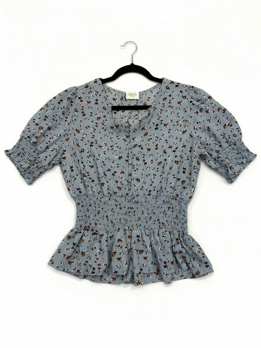 Floral Peplum