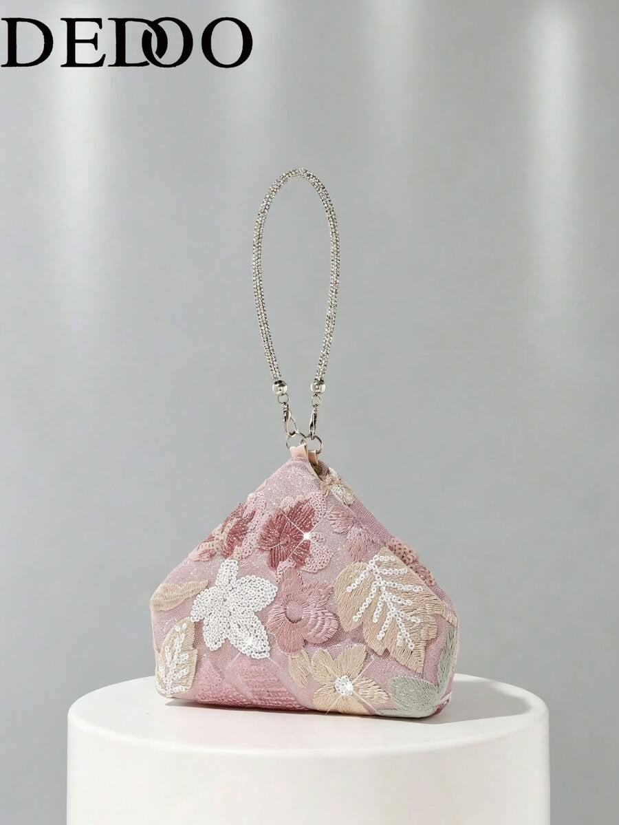 SEQUIN CLUTCH BAG
