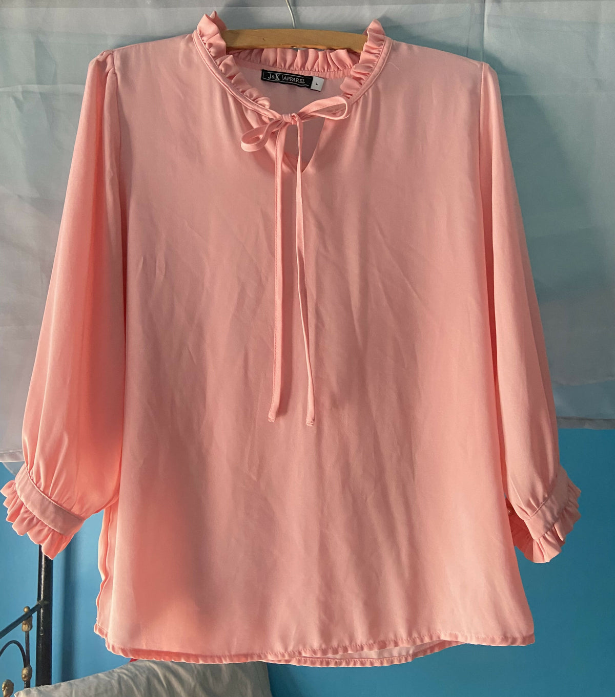 Peach J&K Blouse