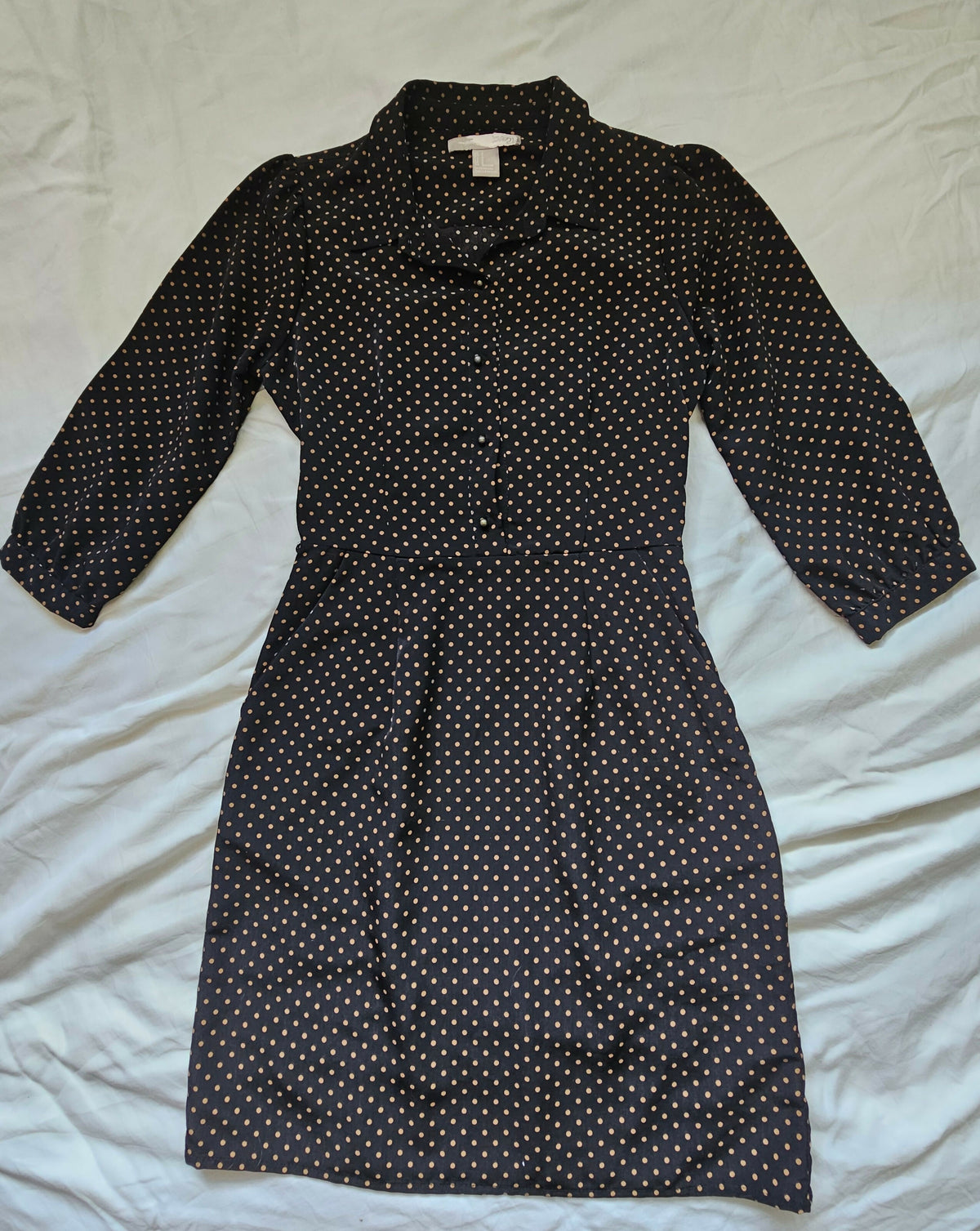 Polka Dot Shirt Dress