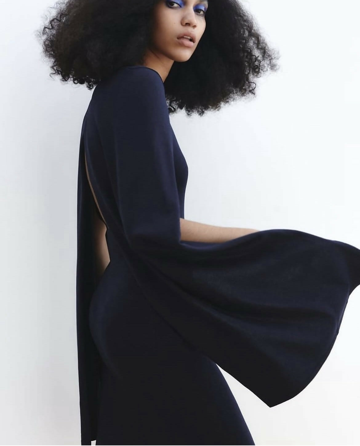 ZARA Cape Dress