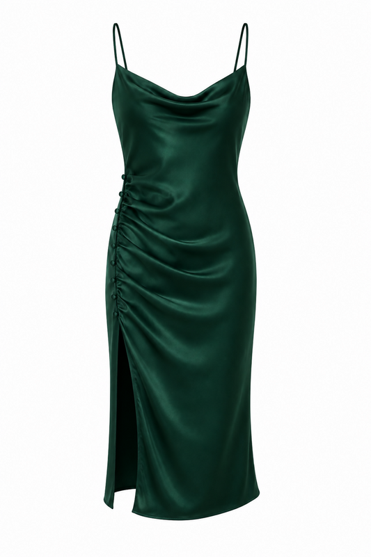 Satin Cocktail Dress