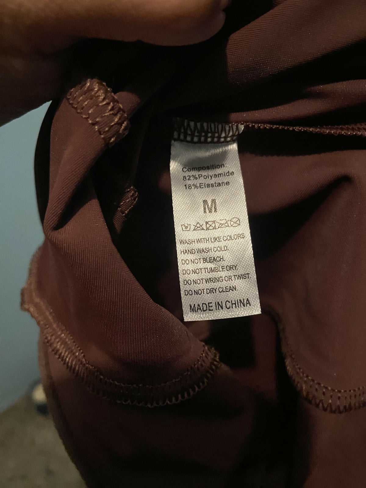 Brown Bustier Bodysuit
