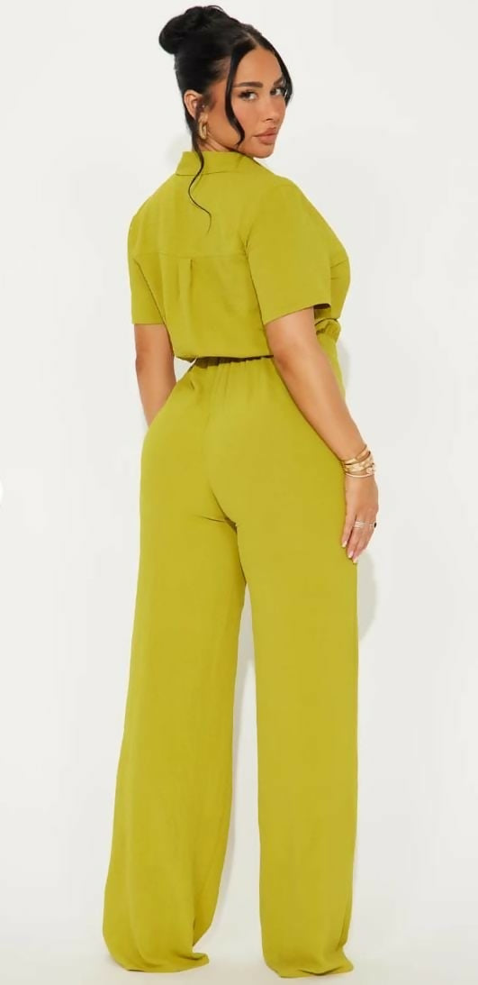 Makenzie Short Sleeve Jumpsuit