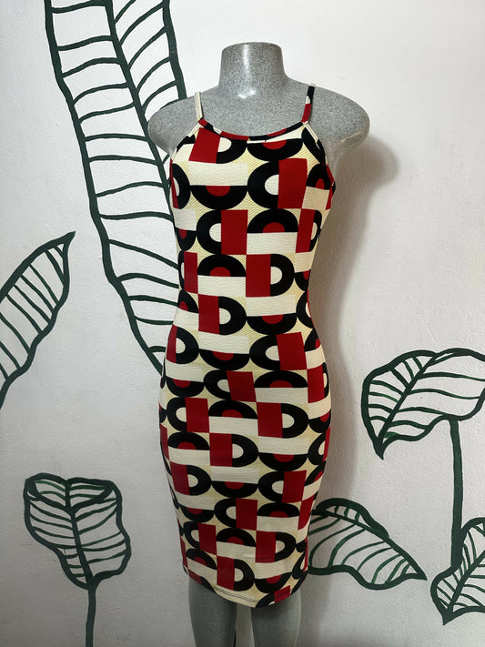 Retro 60s Cami Bodycon Dress