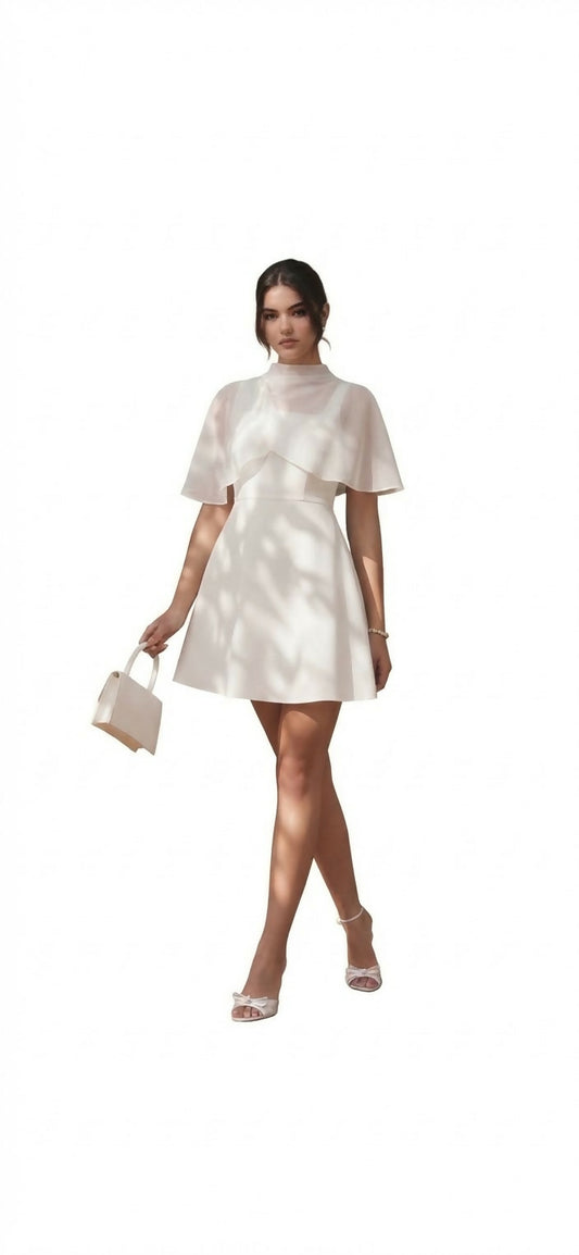 ENCHNT Sprint Summer Roman White Dress