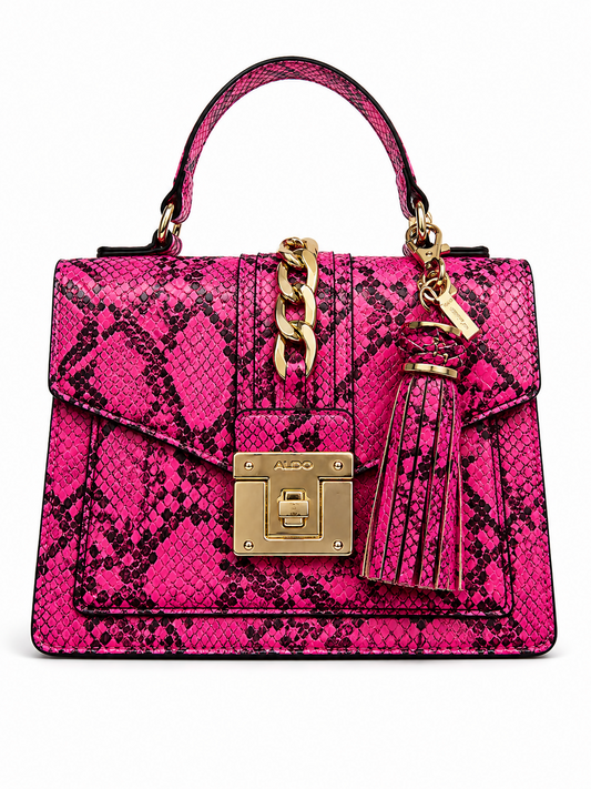 Pink Snakeskin Aldo Bag