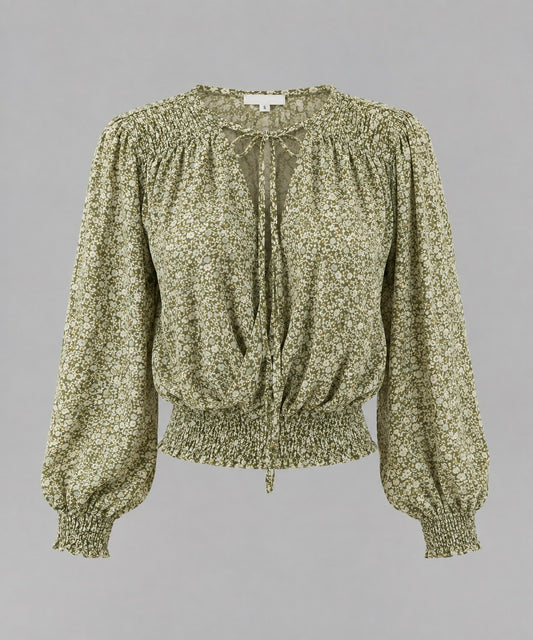 Chic floral blouse