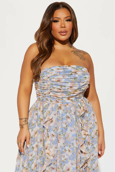Fashion Nova Sophia Chiffon Maxi Dress