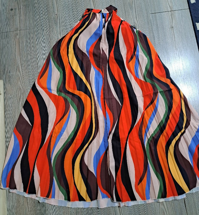 Accordion pleated dress