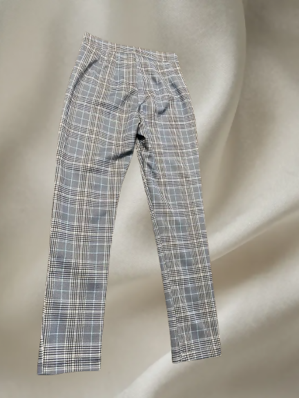 Grey-Brown Plaid pants