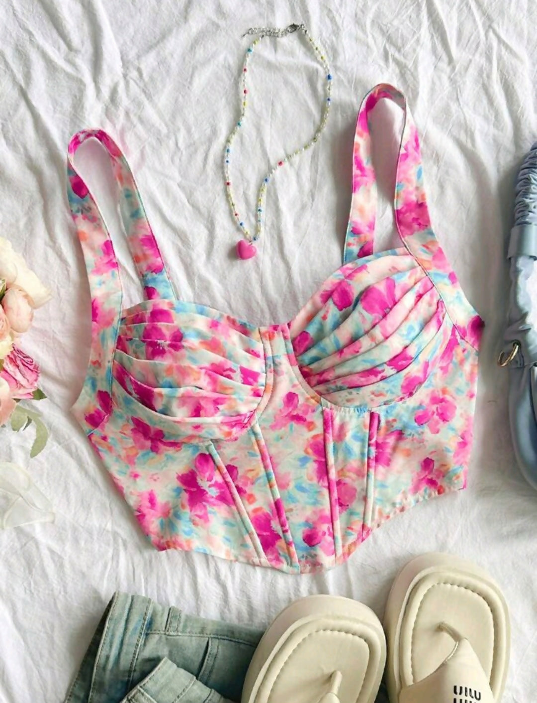 Floral Print Elegant Top