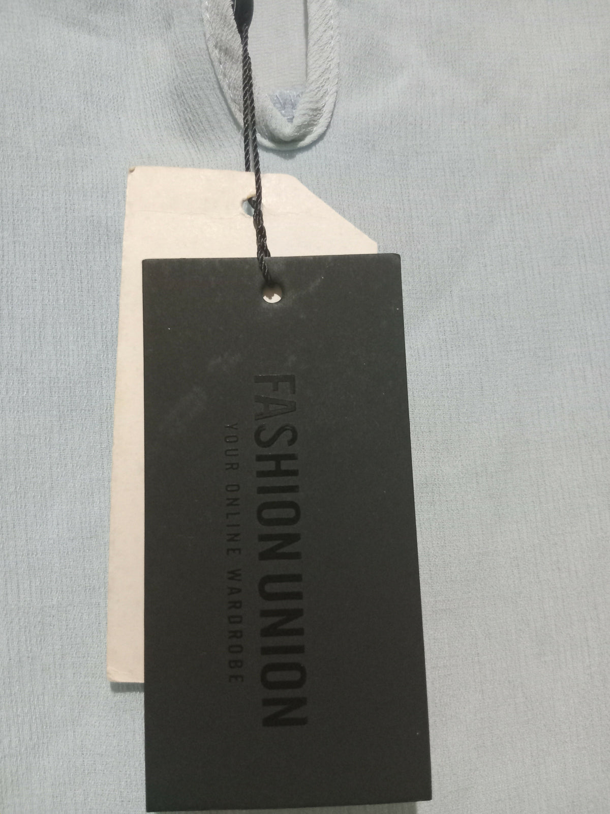 Baby Blue Work Top Fashion Union