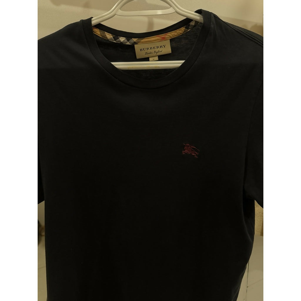 Burberry Equestrian Knight Logo T-Shirt – Black
