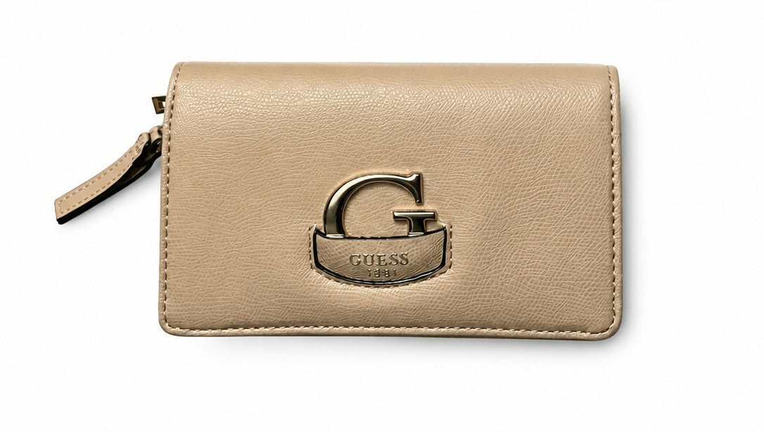 Nude Guess Trifold Wristlet
