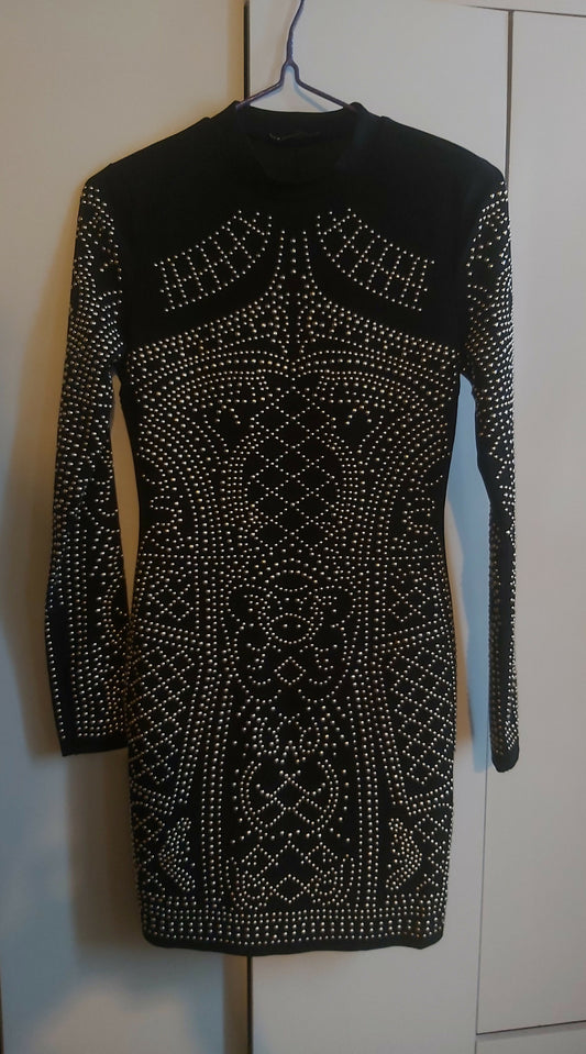 Fashionova Studded Bodycon Dress