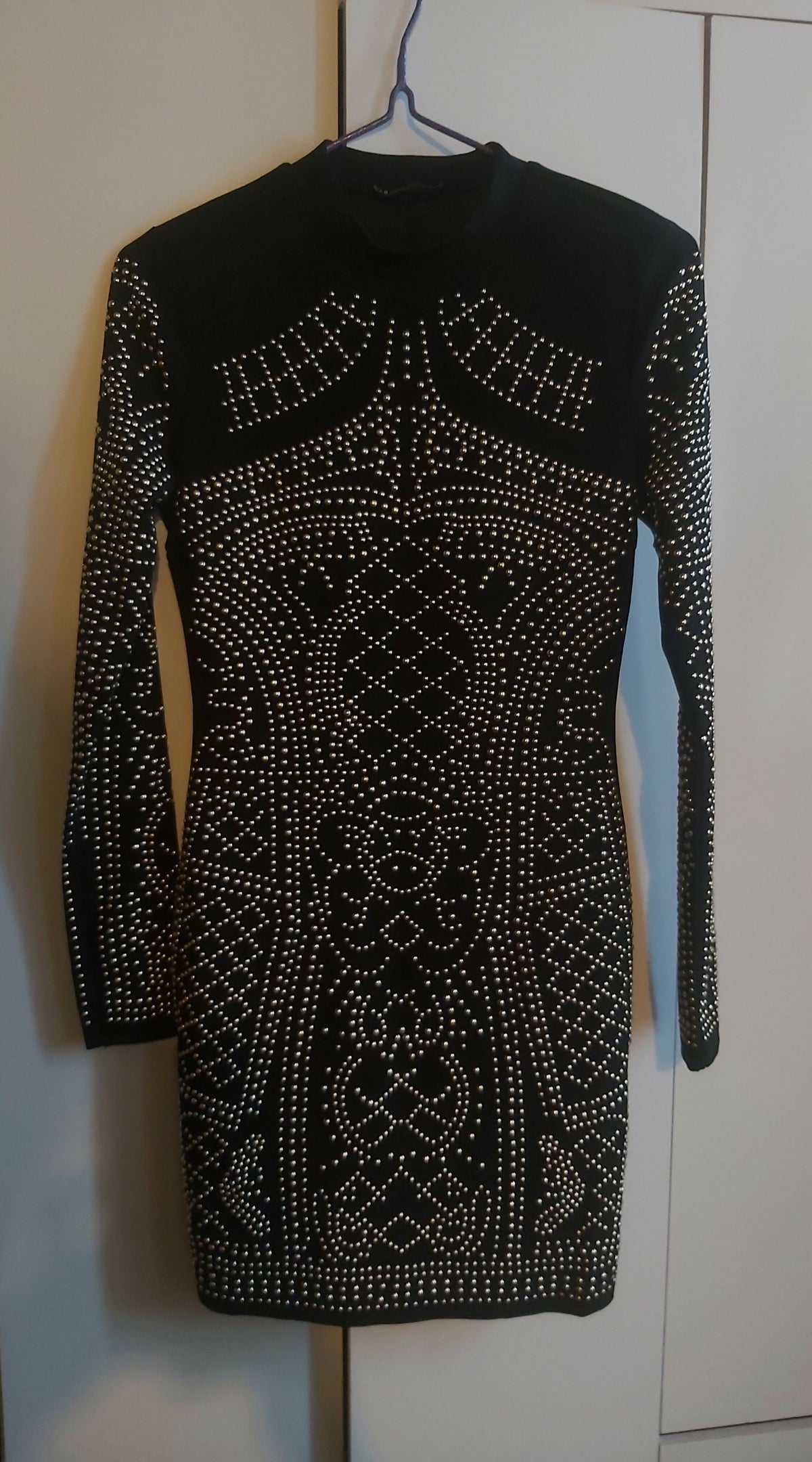 Fashionova Studded Bodycon Dress