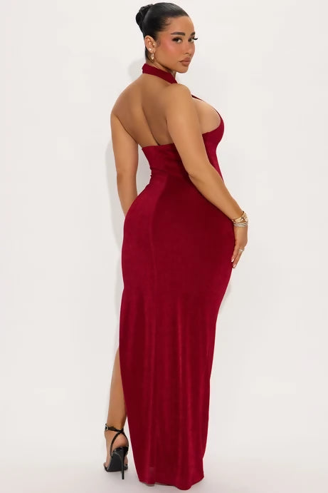 Monet Slinky Maxi Dress