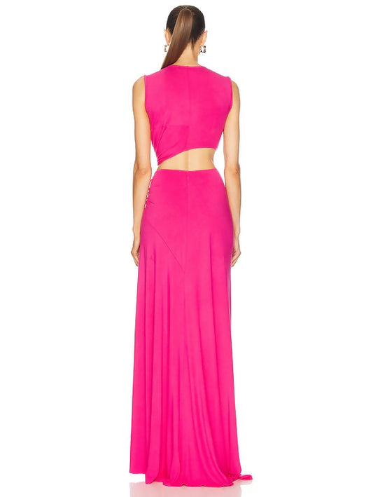 Sultry Pink Maxi Dress