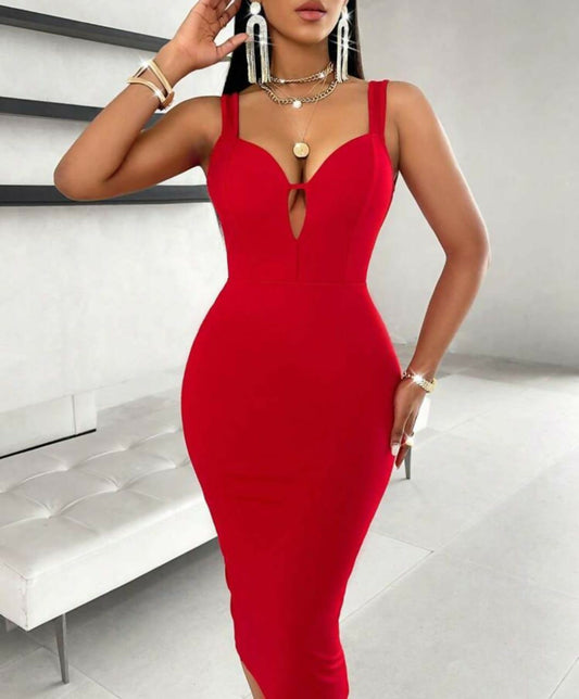 Classy red dress