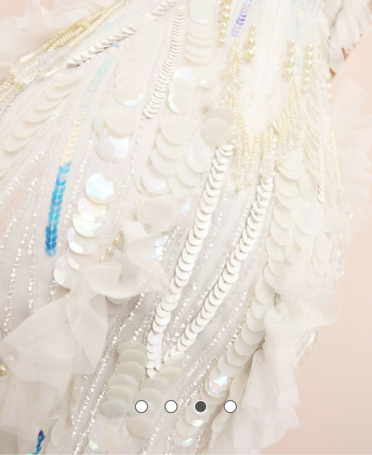 ASOS LUXE butterfly embellished mini dress