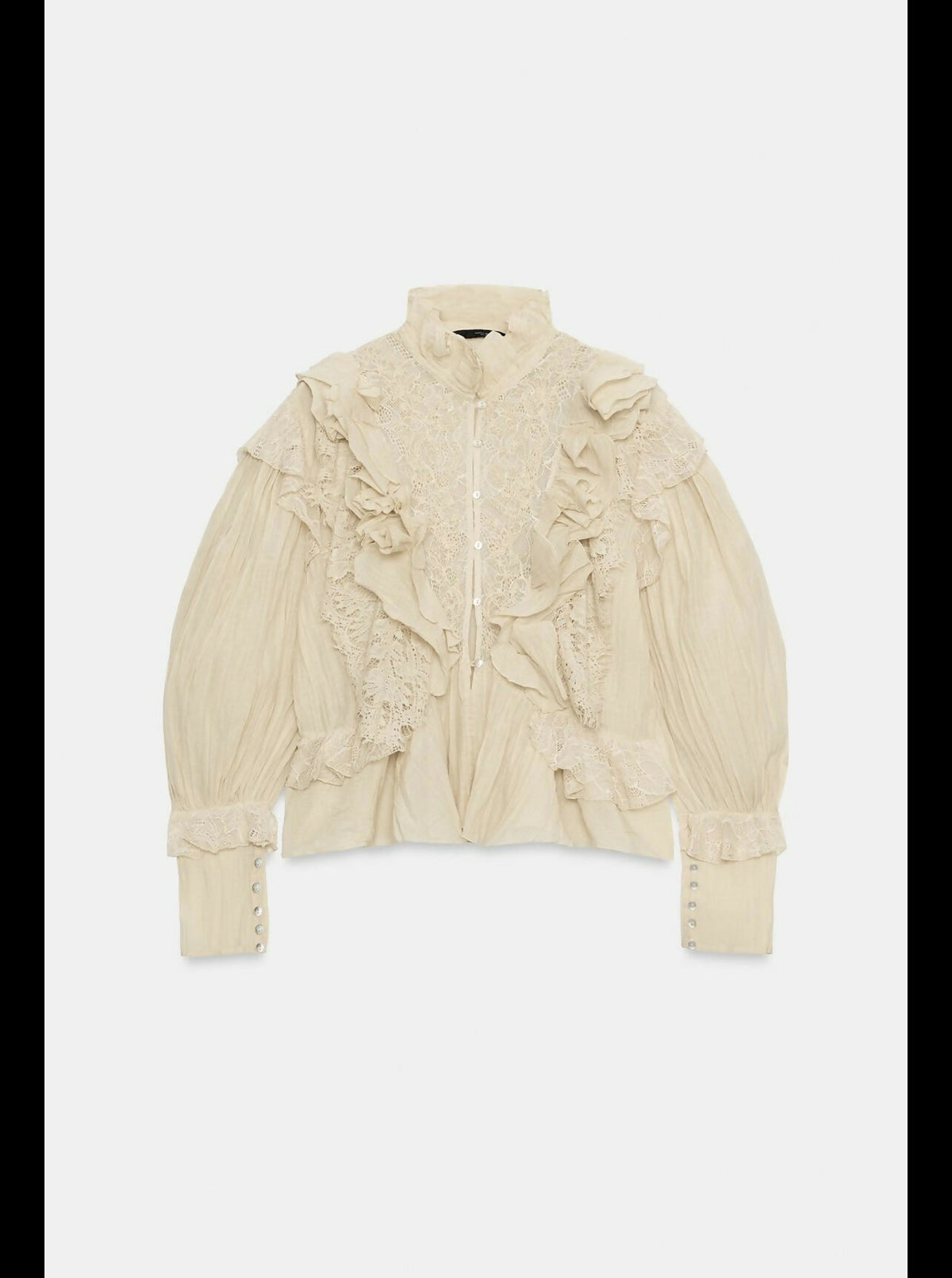 ZW COLLECTION ROMANTIC RUFFLED SHIRT