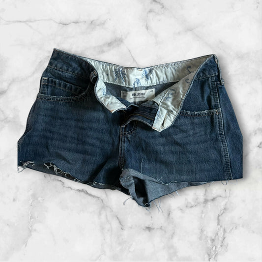 Hollister Low-Rise Baggy Denim Shorts