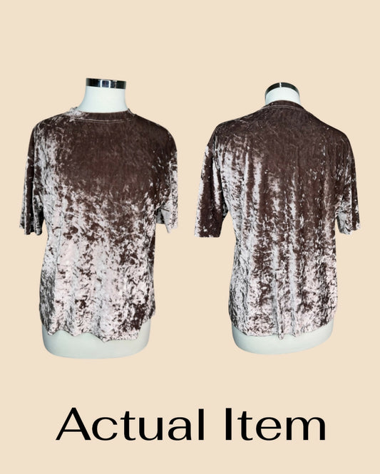Rose Mauve Velvet T-Shirt