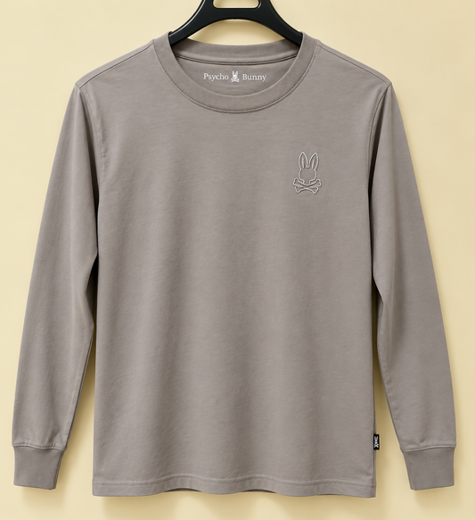 Psycho Bunny Boys’ Long-Sleeve Shirt – Size L (14–16)