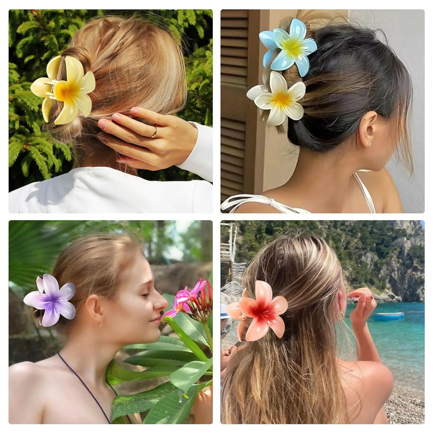 Flower Claw Clip