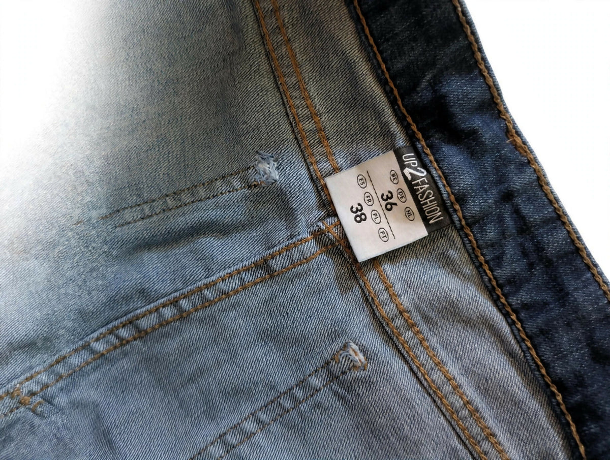 Fold Detail Denim Shorts
