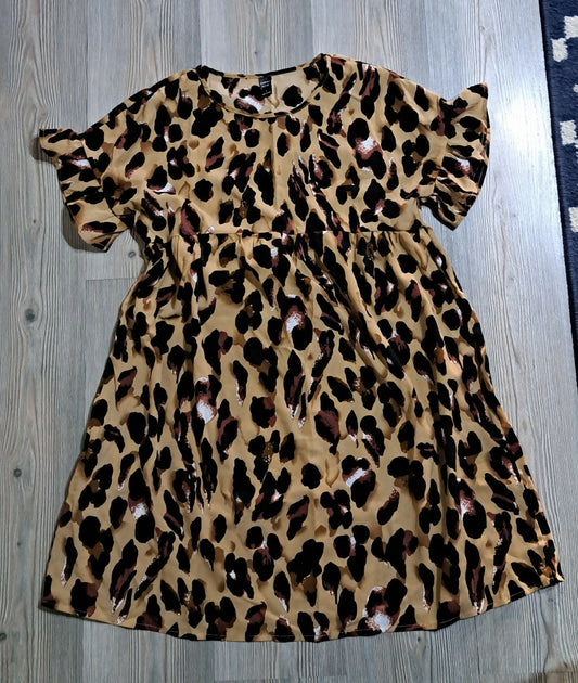 Leopard print dress