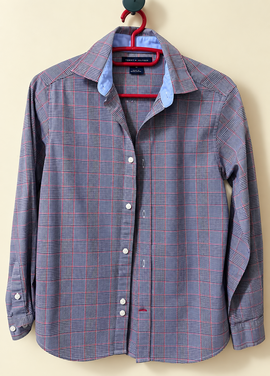 Tommy Hilfiger Boys Plaid Shirt, long sleeves