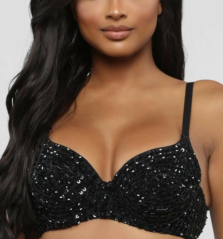 (NEW) Show Them Up Sequin Bralette