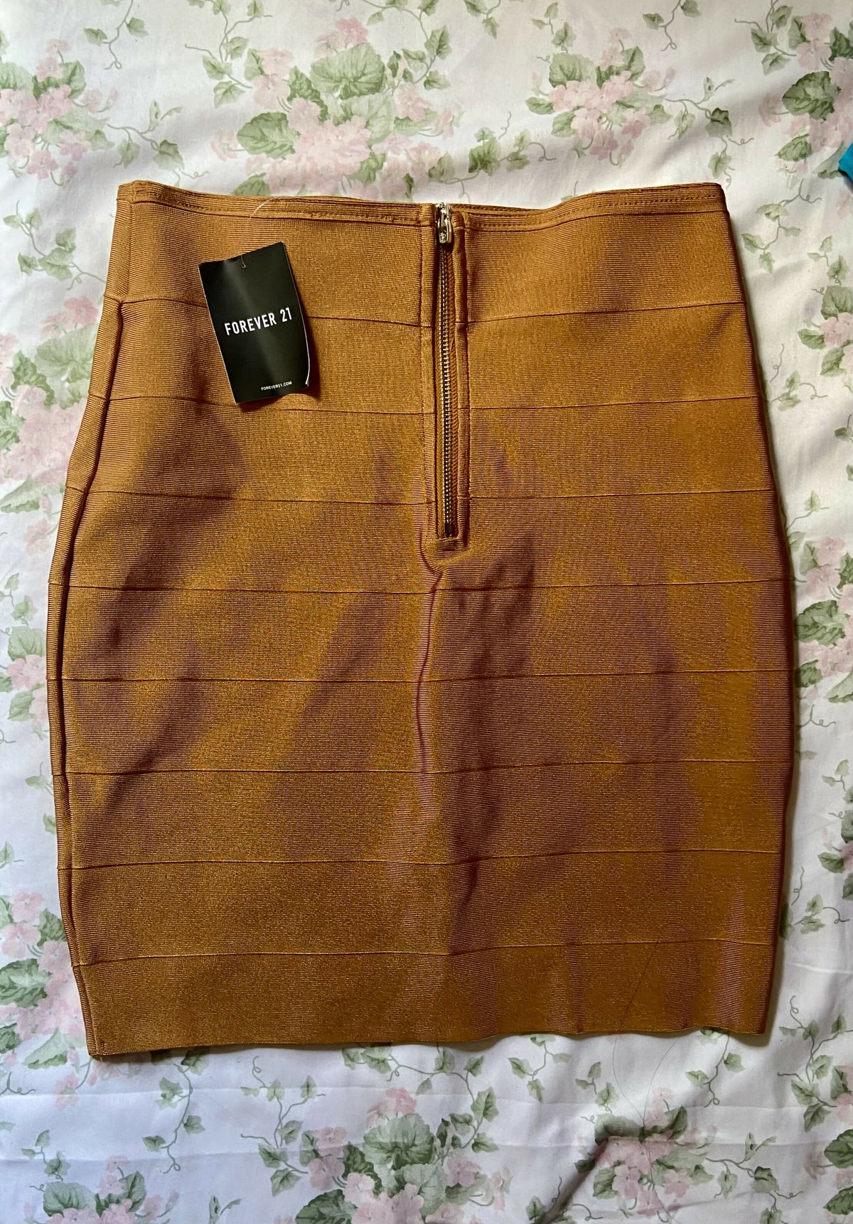 Copper Pencil Skirt