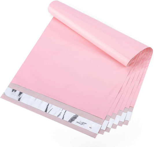 Pink Poly Mailers 10x13