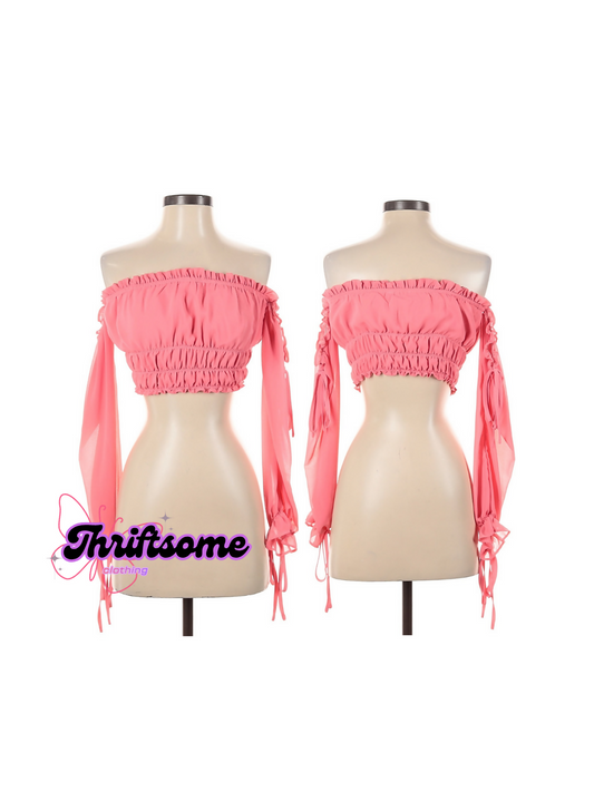 Off Shoulder Long Sleeve Top
