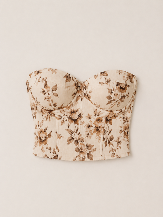 Floral Corset Top