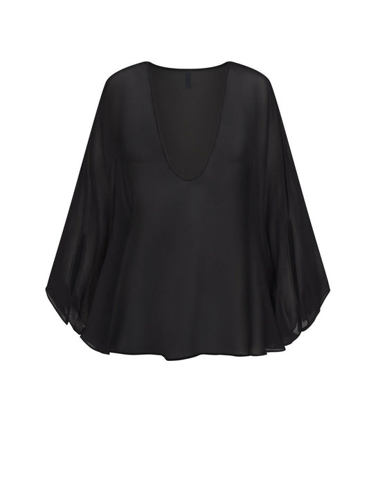 SKIMS sheer mini kaftan