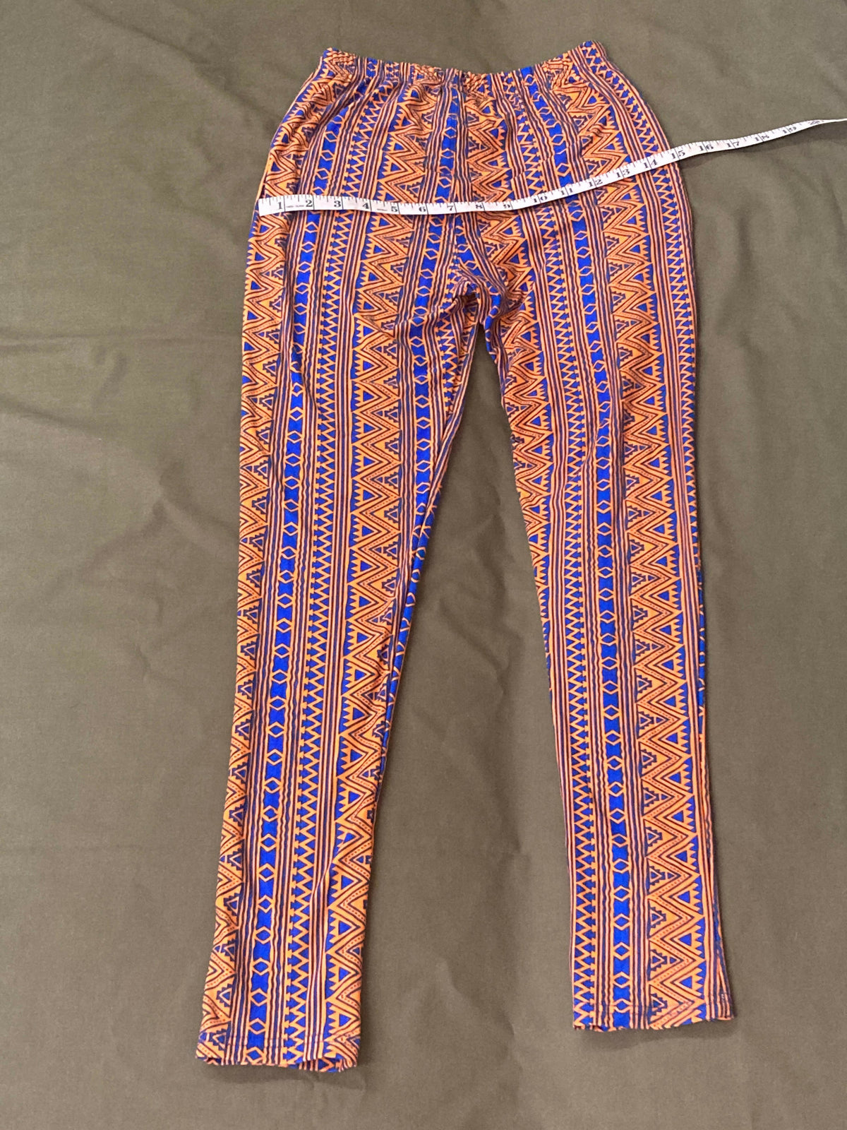 Neon Tribal Print Leggings