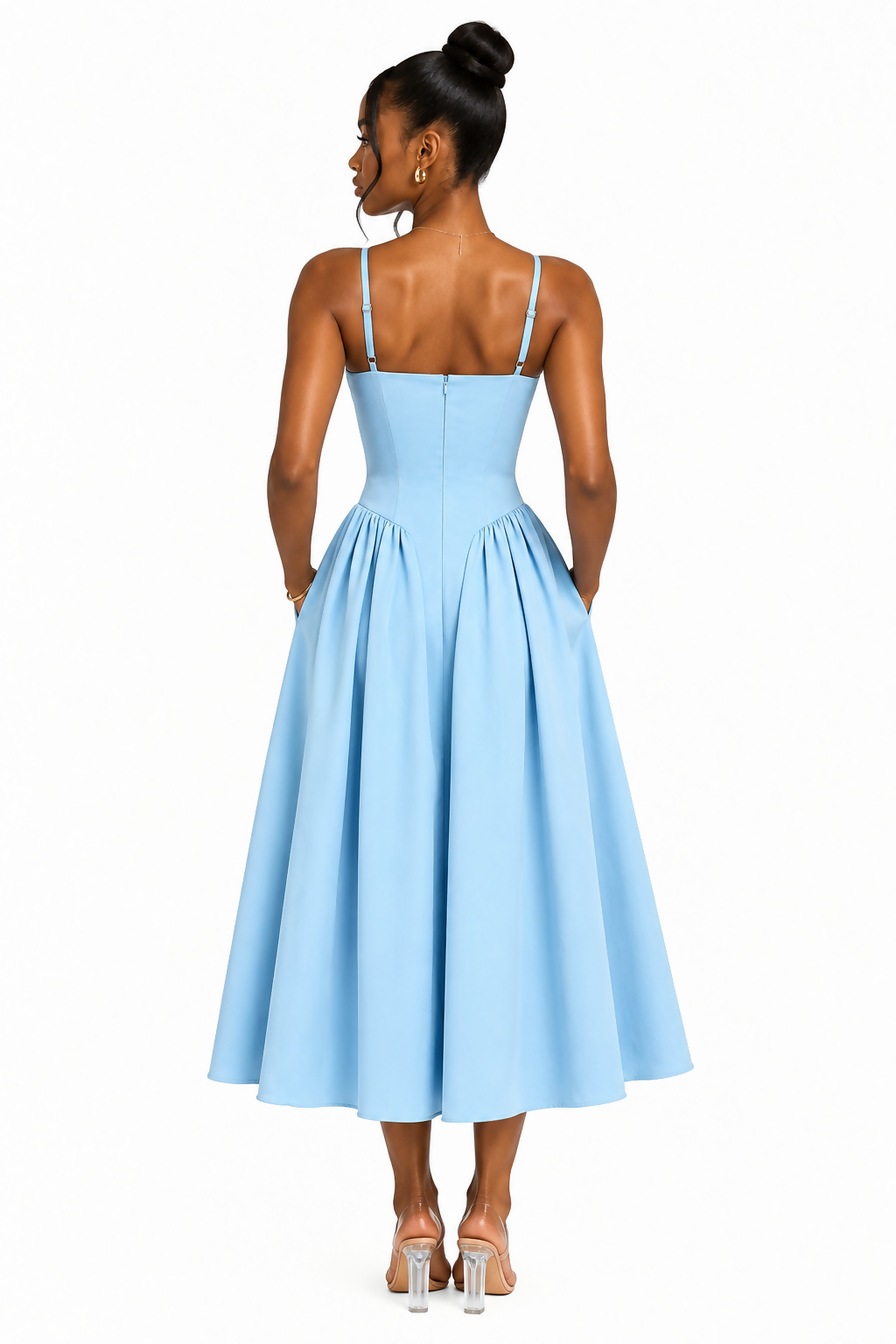 Buloo Babydoll Epoch Midi Dress
