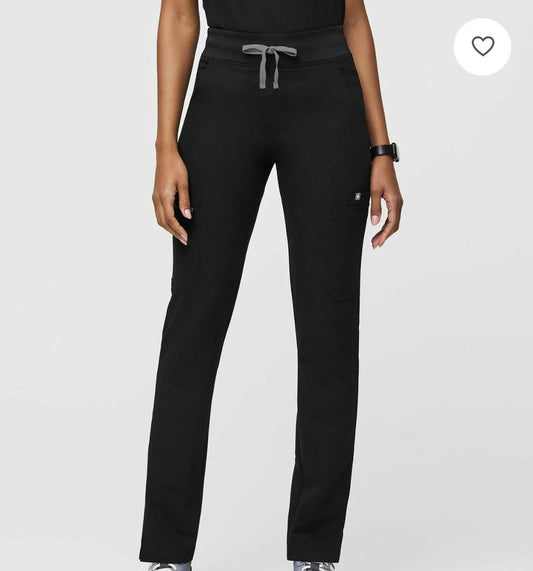 Yola High-Rise Slim Scrub Pants