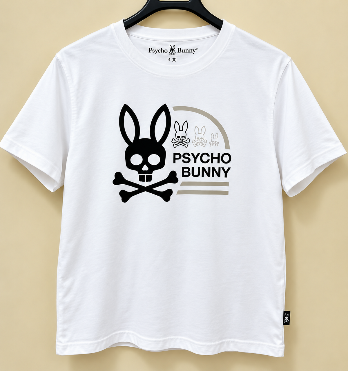 Psycho Bunny Men’s Graphic T-Shirt – Size 4 (Small)