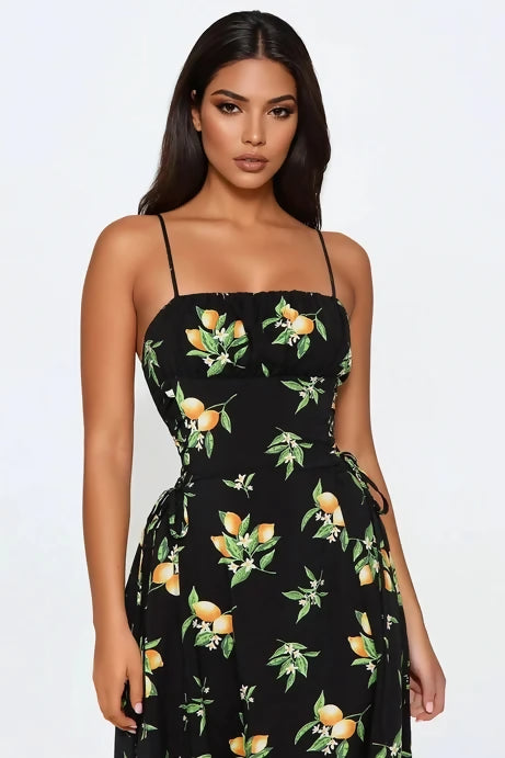 Jackie Laceup Midi Dress