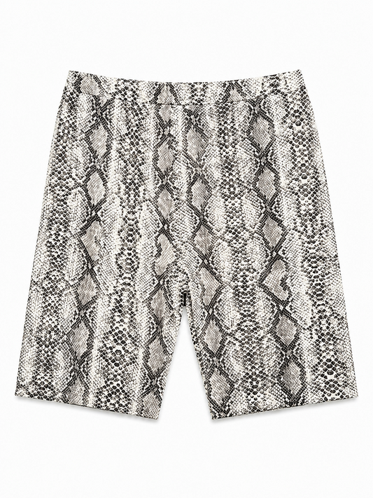 Guess - Animal Print Biker Shorts