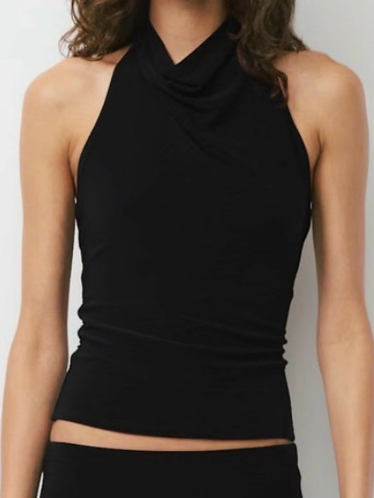 Aritzia Smooth Matter Cowl Neck Top