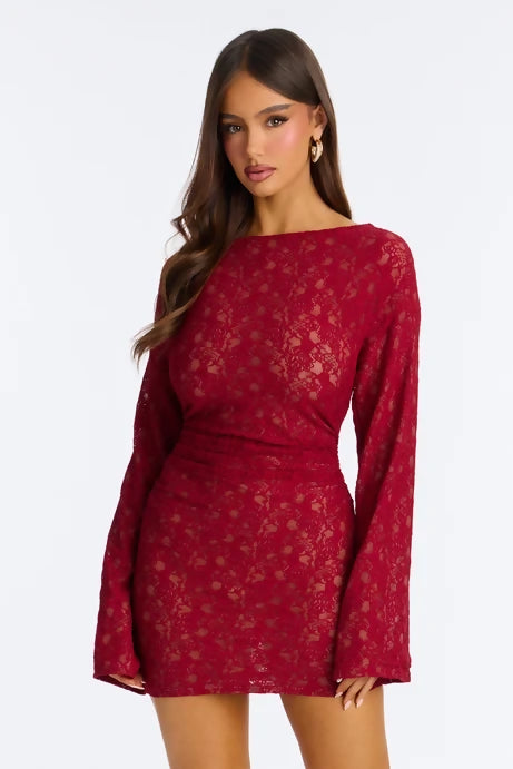 Sophia Cowl Back Lace Trace